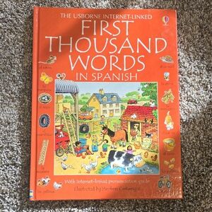 USBORNE First Thousand Words in Spanish Illustrated Vocabulary Book